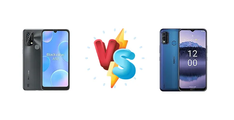 Blackview A50 vs Nokia G11 Plus