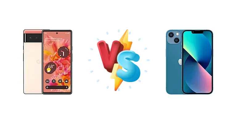 Google Pixel 6 vs Apple iPhone 13