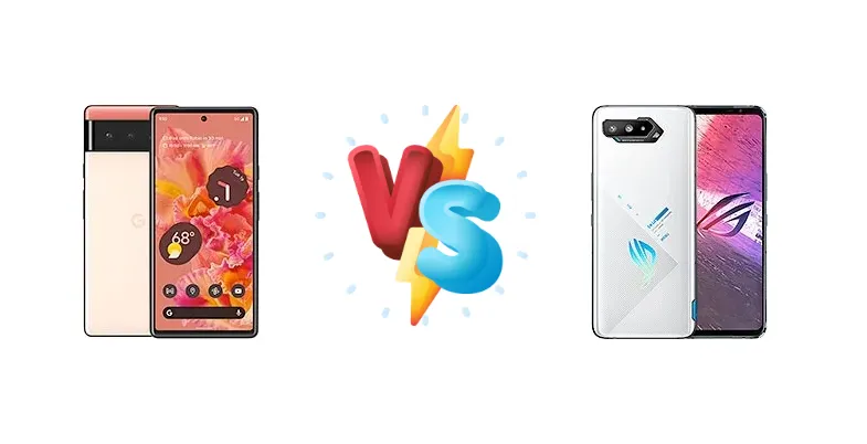 Google Pixel 6 vs Asus ROG Phone 5s