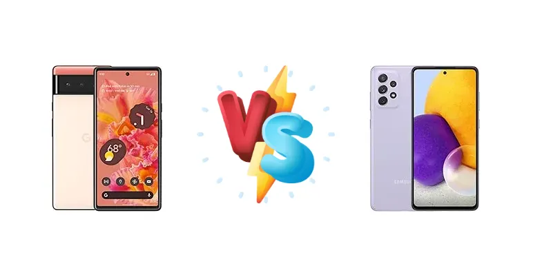 Google Pixel 6 vs Samsung Galaxy A72