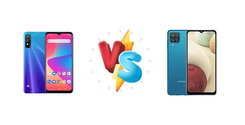 BLU G61 vs Samsung Galaxy A12 (India)
