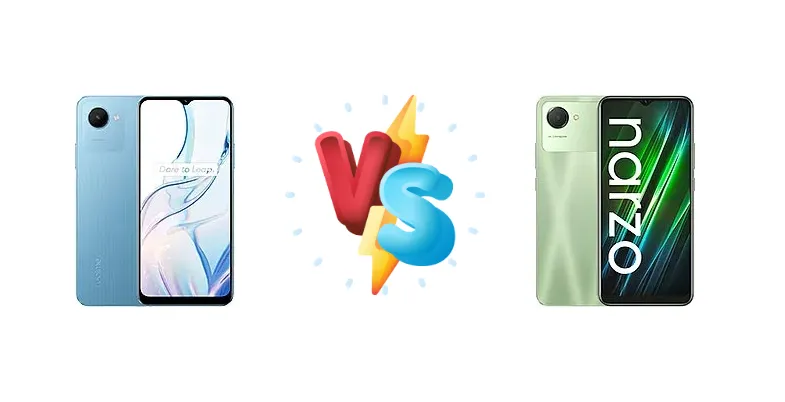 Realme C30s vs Realme Narzo 50i Prime