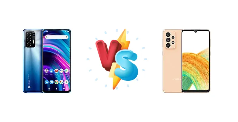 BLU F91 vs Samsung Galaxy A33 5G