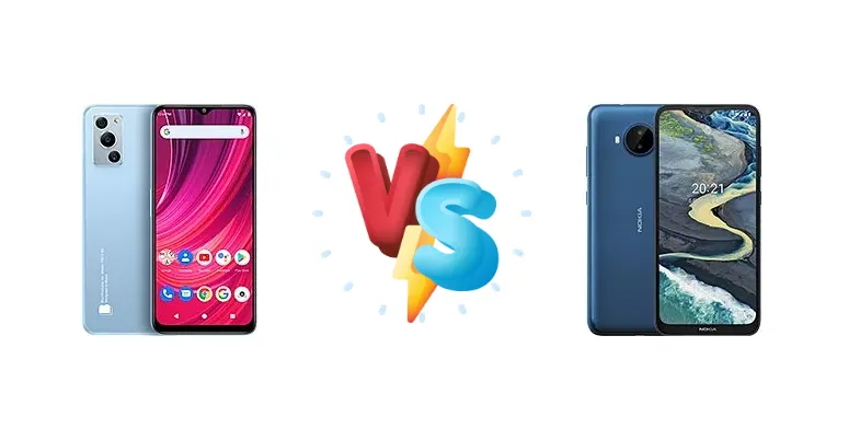 BLU F92e vs Nokia C20 Plus