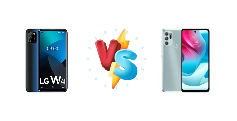 LG W41 vs Motorola Moto G60S