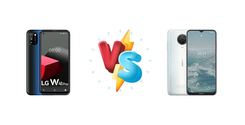 LG W41 Pro vs Nokia G20