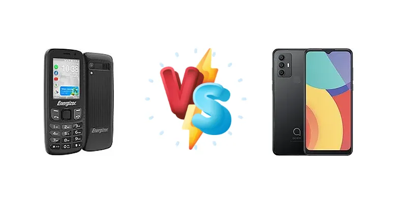 Energizer E242s vs alcatel 1V (2021)
