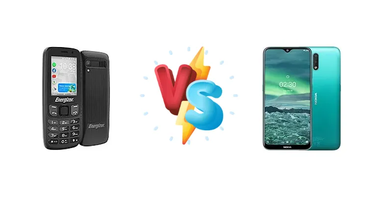 Energizer E242s vs Nokia 2.3