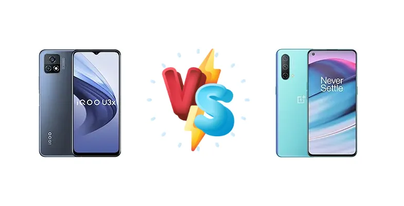 vivo iQOO U3x vs OnePlus Nord CE 5G