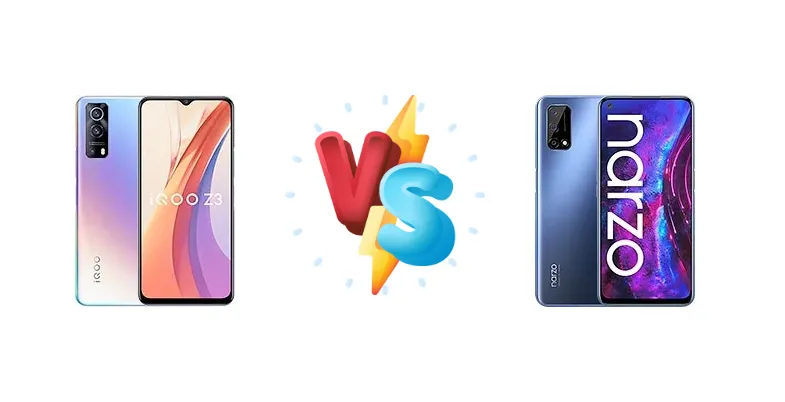 vivo iQOO Z3 vs Realme Narzo 30 Pro 5G