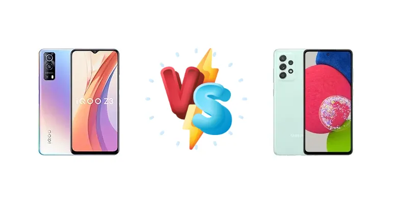 vivo iQOO Z3 vs Samsung Galaxy A52s 5G