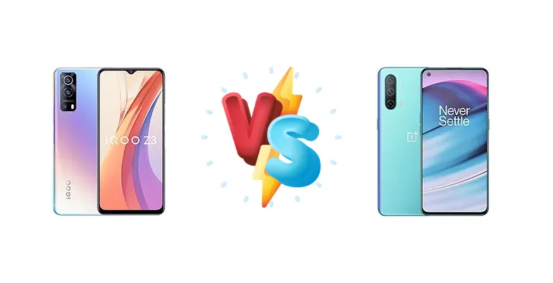 vivo iQOO Z3 vs OnePlus Nord CE 5G
