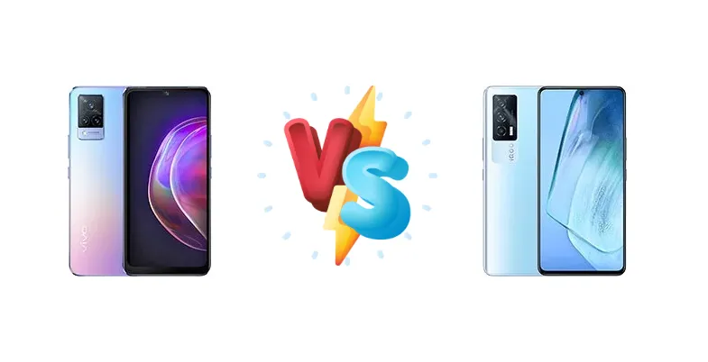 vivo V21 vs vivo iQOO 7 (India)