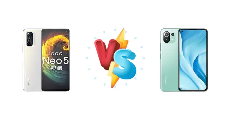 vivo iQOO Neo5 Lite vs Xiaomi Mi 11 Lite 5G