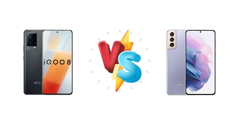 vivo iQOO 8 vs Samsung Galaxy S21+ 5G