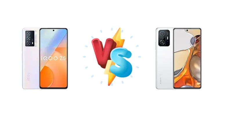 vivo iQOO Z5 vs Xiaomi 11T Pro