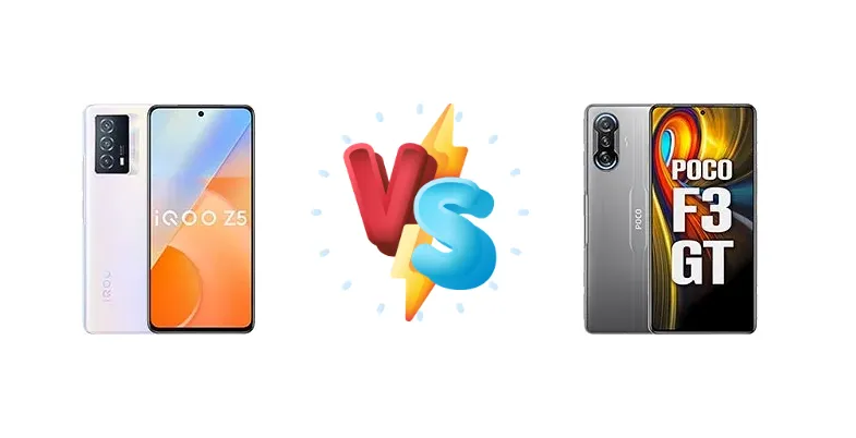 vivo iQOO Z5 vs Xiaomi Poco F3 GT