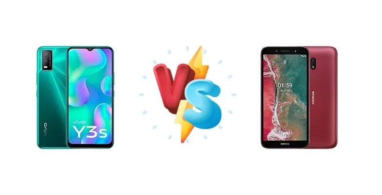 vivo Y3s (2021) vs Nokia C1 Plus