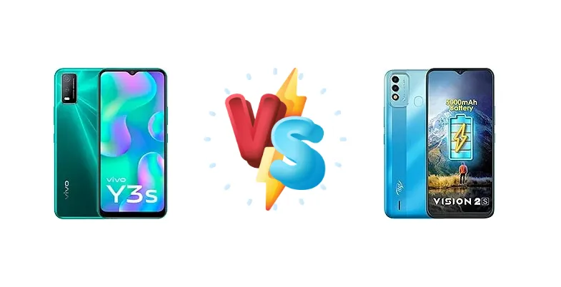 vivo Y3s (2021) vs itel Vision 2S