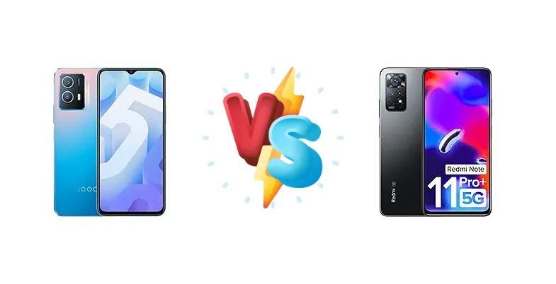 vivo iQOO U5 vs Xiaomi Redmi Note 11 Pro+ 5G (India)
