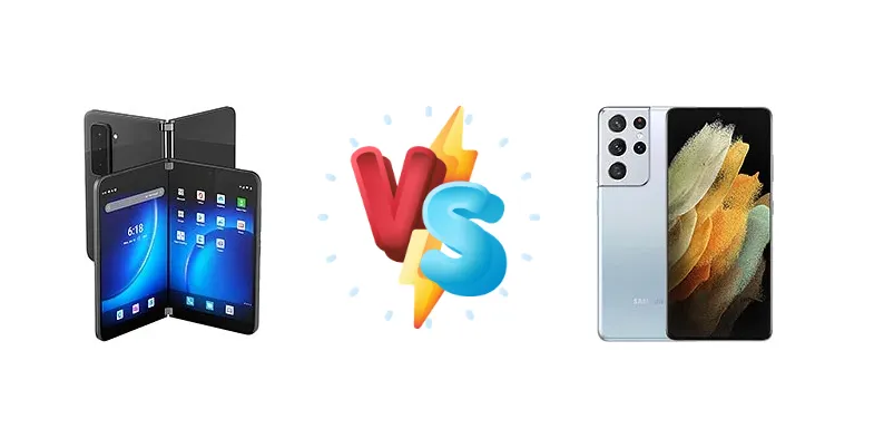 Folding Form vs. Flagship Power: Microsoft Surface Duo 2 vs. Samsung Galaxy S21 Ultra 5G