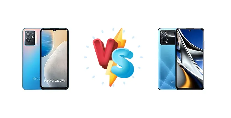 vivo iQOO Z6 vs Xiaomi Poco X4 Pro 5G