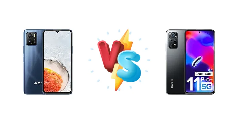 vivo iQOO U5x vs Xiaomi Redmi Note 11 Pro+ 5G (India)