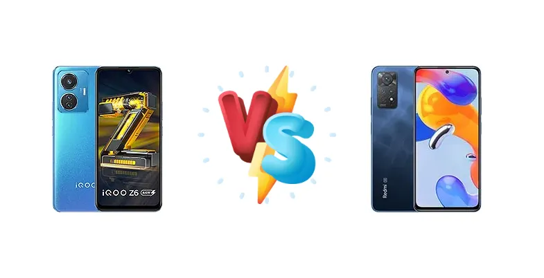 vivo iQOO Z6 44W vs Xiaomi Redmi Note 11 Pro 5G