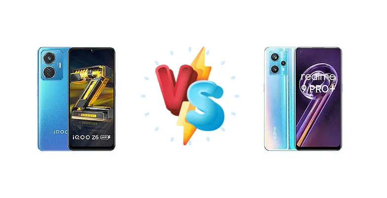 vivo iQOO Z6 44W vs Realme 9 Pro+