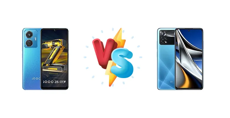 vivo iQOO Z6 44W vs Xiaomi Poco X4 Pro 5G