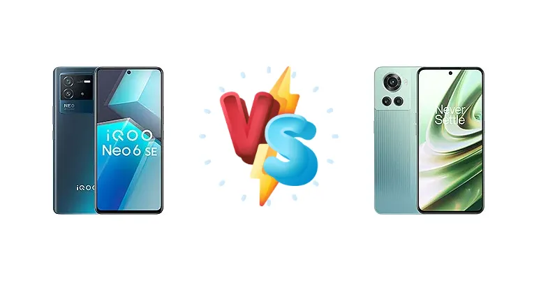 vivo iQOO Neo6 SE vs OnePlus 10R 150W