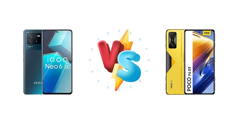 vivo iQOO Neo6 SE vs Xiaomi Poco F4 GT
