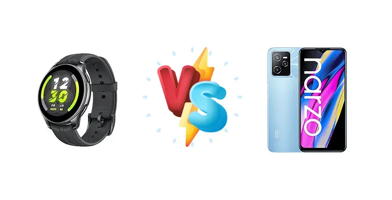 Realme Watch T1 vs Realme Narzo 50A Prime