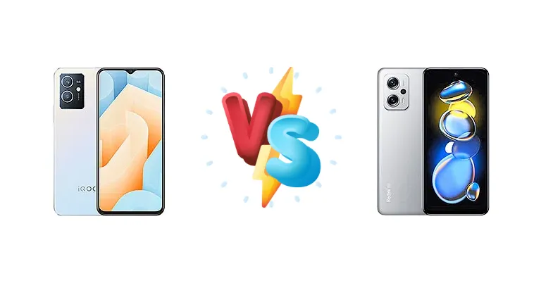 vivo iQOO U5e vs Xiaomi Redmi Note 11T Pro+