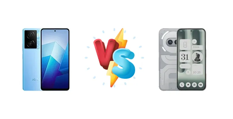 vivo iQOO Z7x vs Nothing Phone (2a) Plus