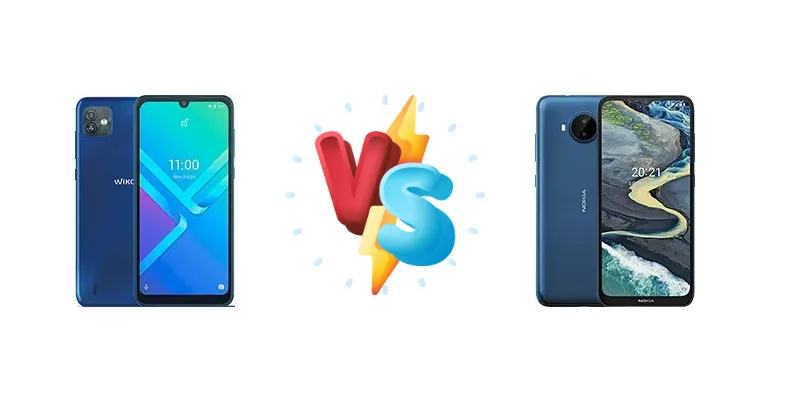 Wiko Y82 vs Nokia C20 Plus