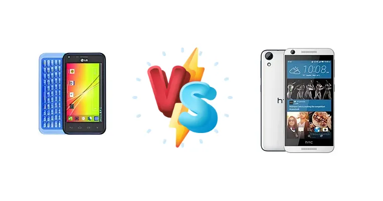 LG Optimus F3Q vs HTC Desire 626s