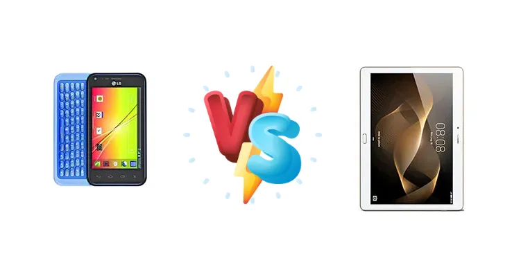LG Optimus F3Q vs Huawei MediaPad M2 10.0