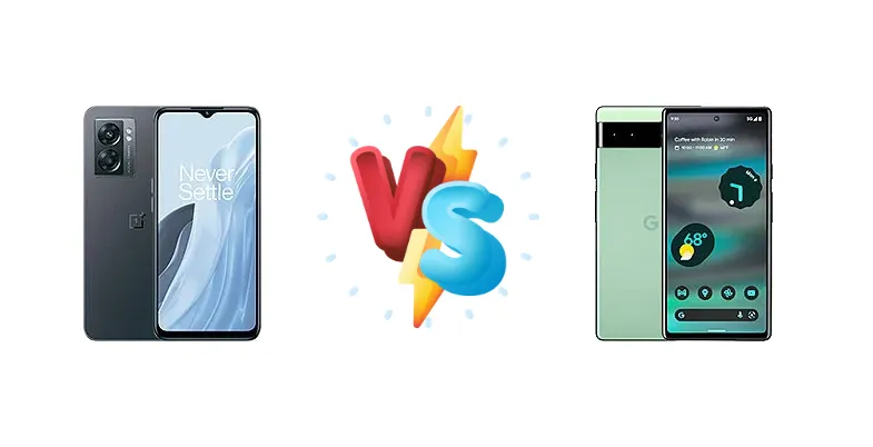 OnePlus Nord N300 vs Google Pixel 6a