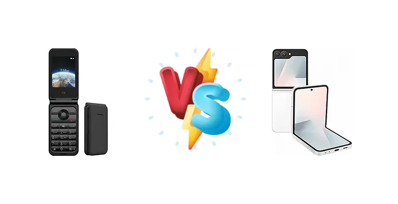 ZTE Cymbal 2 vs Samsung Galaxy Z Flip7 FE