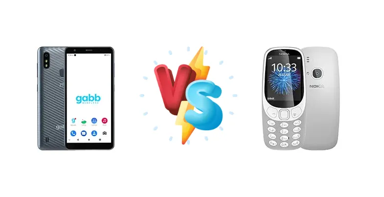 Simplicity vs. Smartphone Basics: ZTE Gabb Z2 vs. Nokia 3310 (2017)