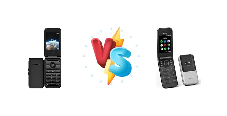 ZTE Cymbal U vs Nokia 2720 Flip