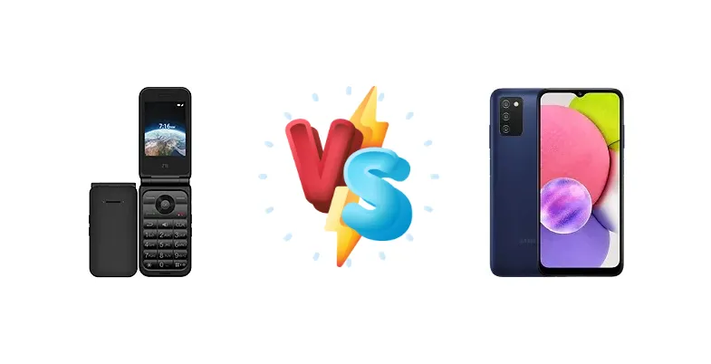 ZTE Cymbal U vs Samsung Galaxy A03s
