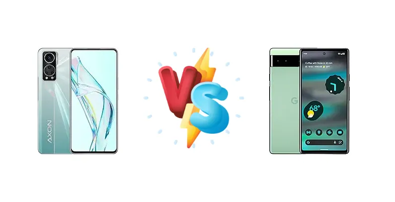 ZTE Axon 30 5G vs Google Pixel 6a