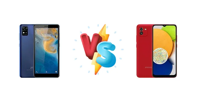ZTE Blade A31 vs Samsung Galaxy A03