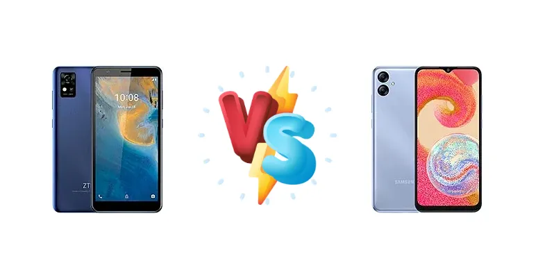 ZTE Blade A31 vs Samsung Galaxy A04e