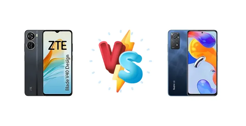 ZTE Blade V40 Design vs Xiaomi Redmi Note 11 Pro 5G