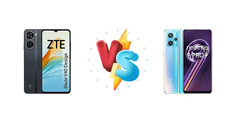 ZTE Blade V40 Design vs Realme 9 Pro+