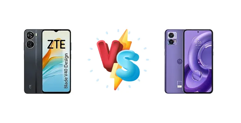 ZTE Blade V40 Design vs Motorola Edge 30 Neo