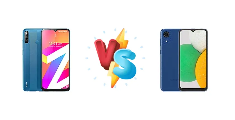 Lava Z3 vs Samsung Galaxy A03 Core